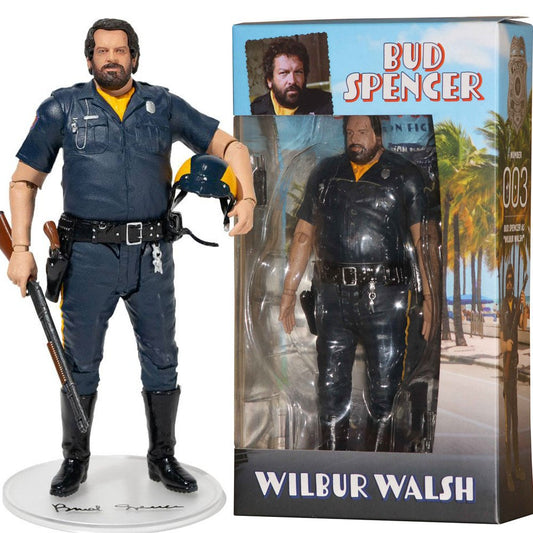 Bud Spencer Action Figure  "I due superpiedi quasi piatti" Wilbur Walsh 18 cm