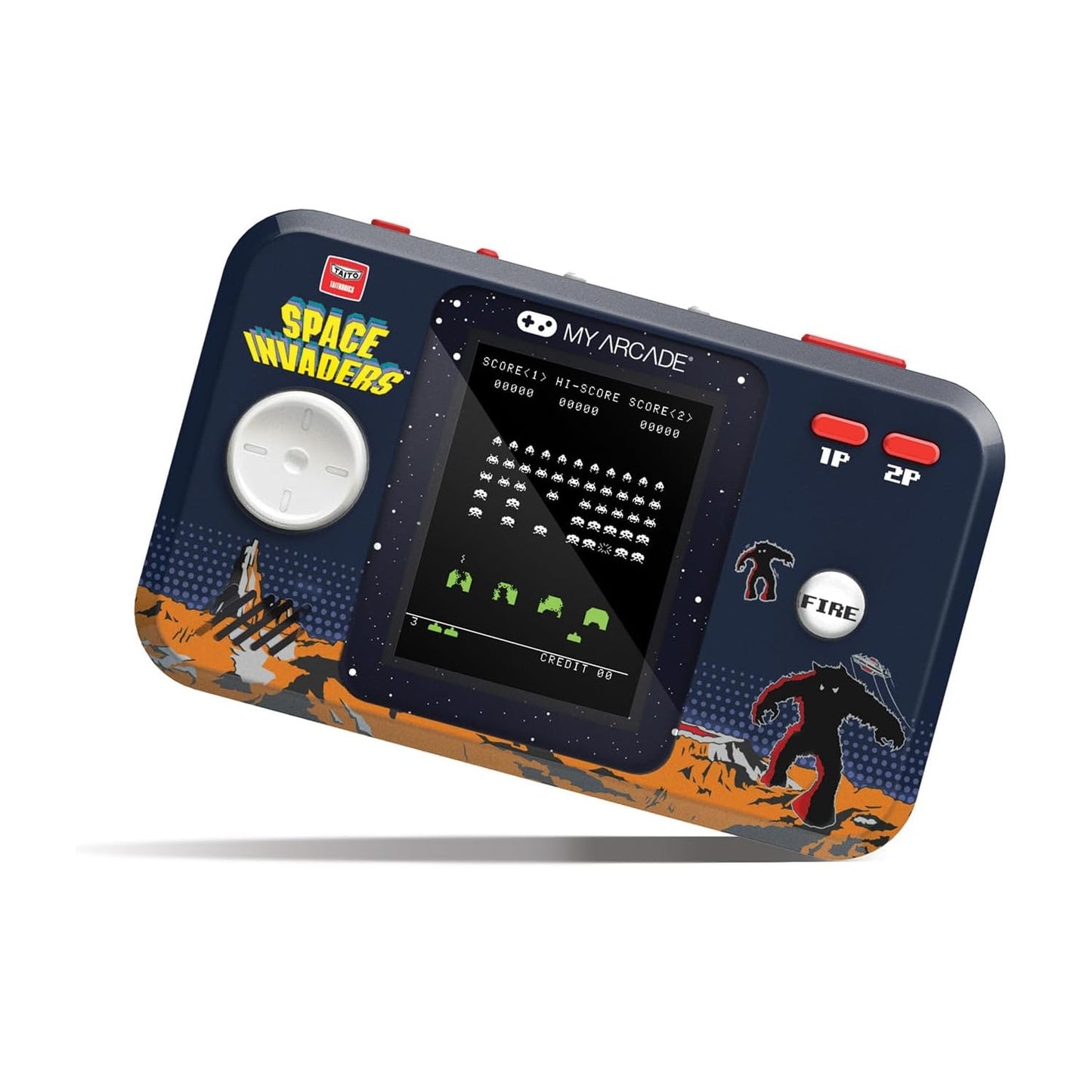 My Arcade Portable Pocket Player Pro (Space Invaders™) Console Portatile Retro Game Taitronics