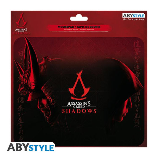 ABYSTYLE - Assassin's Creed Shadows (Yasuke/Naoe) Tappetino Mouse 22cm Mousepad
