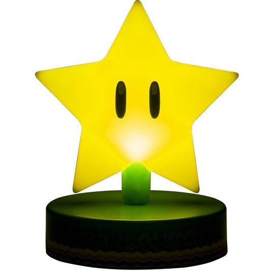 Paladone Lampada Da Tavolo 3D Super Mario Star Light 006 Night Luce Notturna