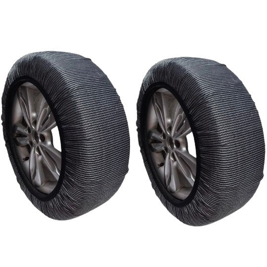 CALZE DA NEVE PER AUTO OMOLOGATE EN 16662-1 COPPIA CON GUANTI CATENE TAGLIA XS