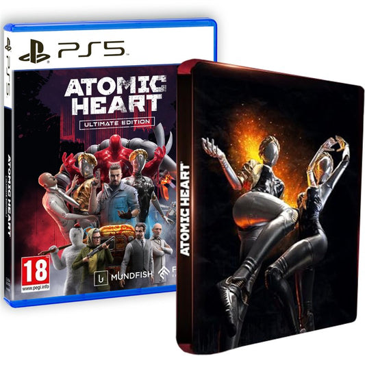 Atomic Heart Ultimate Edition Steelbook Ps5 Videogioco Playstation 5 Multilingua Italiano