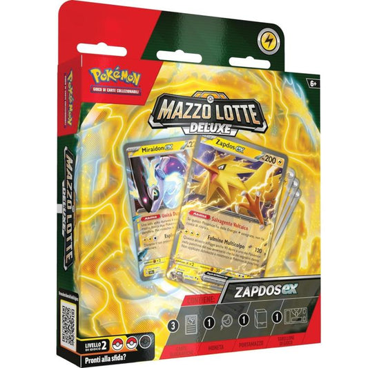 Pokémon - Mazzo Lotte Deluxe (Zapdos-Ex) Tcg Gcc Card Gioco Carte Collezione Ita