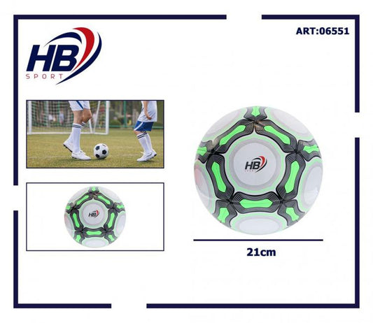Pallone Da Calcio Palla Calcetto Football Misura 5 Regolamentare Ø 21Cm - Verde