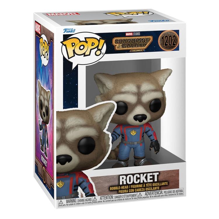 Funko Pop ! Marvel - Guardians Of The Galaxy Vol. 3 (1202) Rocket Figure Vinyl