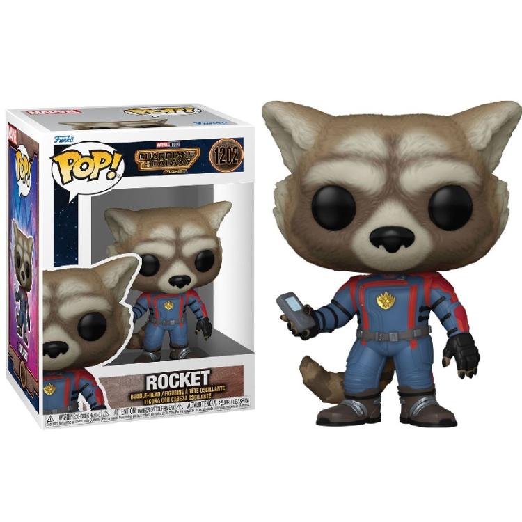 Funko Pop ! Marvel - Guardians Of The Galaxy Vol. 3 (1202) Rocket Figure Vinyl