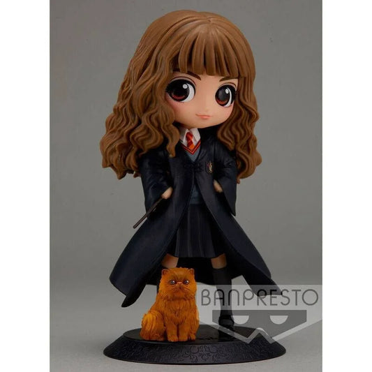 Banpresto Q Posket Harry Potter Hermione Granger With Crookshanks Statua 14cm