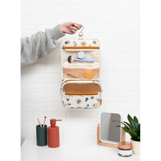 Beauty Case da Viaggio (Harry Potter) Collection Borsa Bag Borsellino Donna da Viaggio da Appendere Impermeabile con Scomparti e Gancio | Organizer Trucchi Portatile, Regalo Donna (24 x 20 x 9 cm)