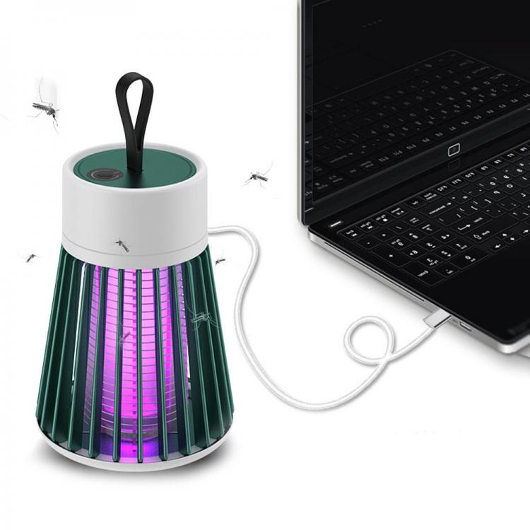 Zanzariera Elettrica Led Uv Uffcio Casa Campeggio Trappola Anti Zanzare Cavo Usb