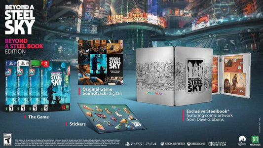 BEYOND A STEEL SKY BEYOND A STEELBOOK EDITION PS4 GIOCO PLAYSTATION 4 ITALIANO