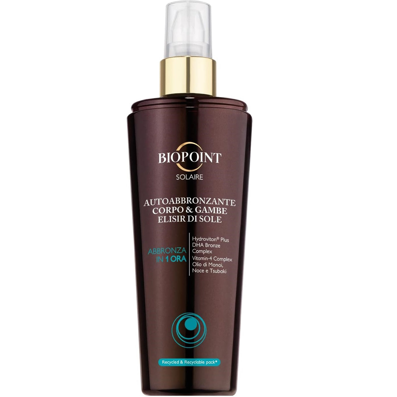Biopoint Solaire - Autoabbronzante Corpo e Gambe Elisir di Sole (Abbronza In 1 Ora)