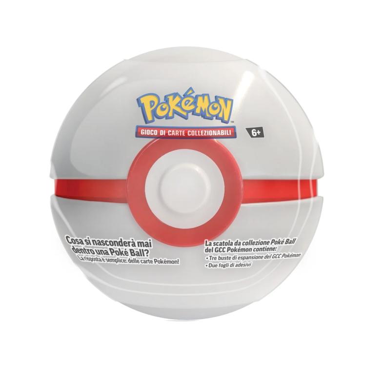 Pokemon Poké Ball Tin (Settembre 2023) Tgc Pokeball Gcc Gioco Carte Ita 1 Random