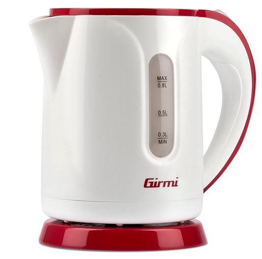Girmi Bollitore Elettrico Cordless Bl10 0,8 Litri 1100W Bianco Acqua Latte 800Ml