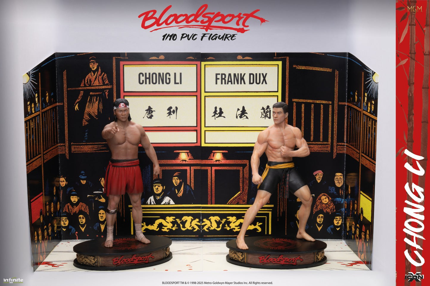 Infinite - Bloodsport (Chong Li) Icon X Figure Pvc 20cm film Van Damme (Preorder) Statuetta