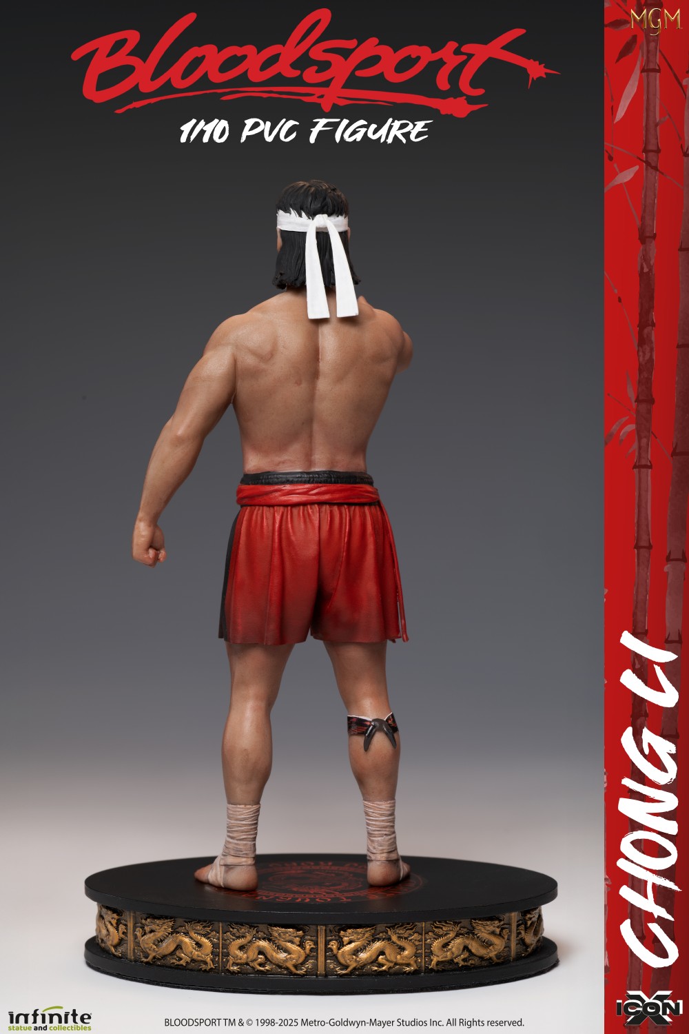 Infinite - Bloodsport (Chong Li) Icon X Figure Pvc 20cm film Van Damme (Preorder) Statuetta