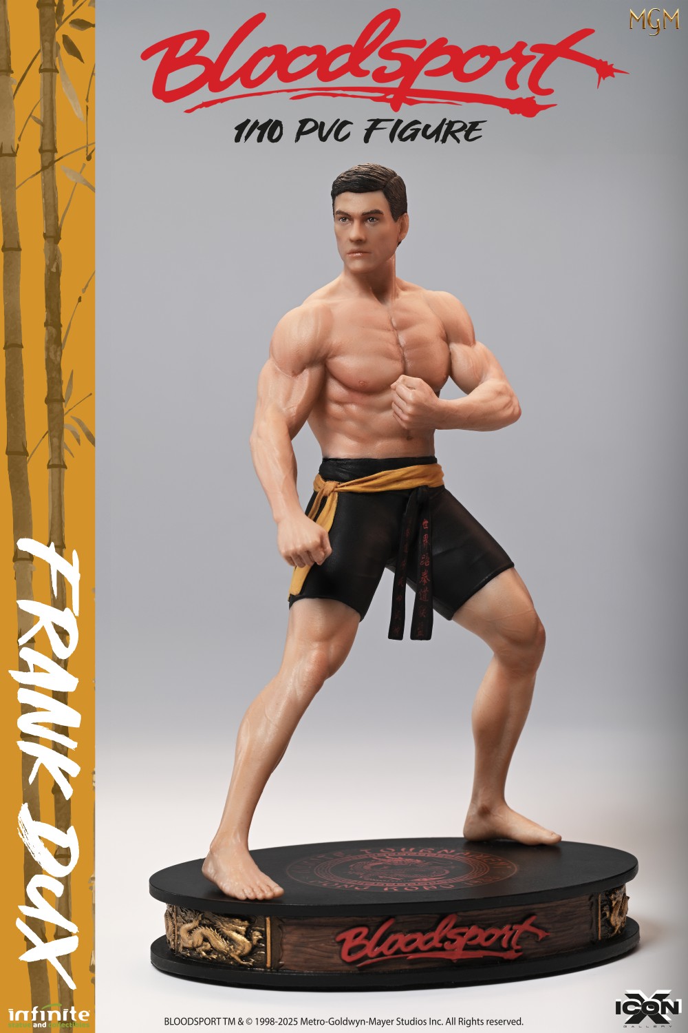 Infinite - Bloodsport (Frank Dux) Icon X Figure Pvc 20cm Film Van Damme (Preorder) Statuetta