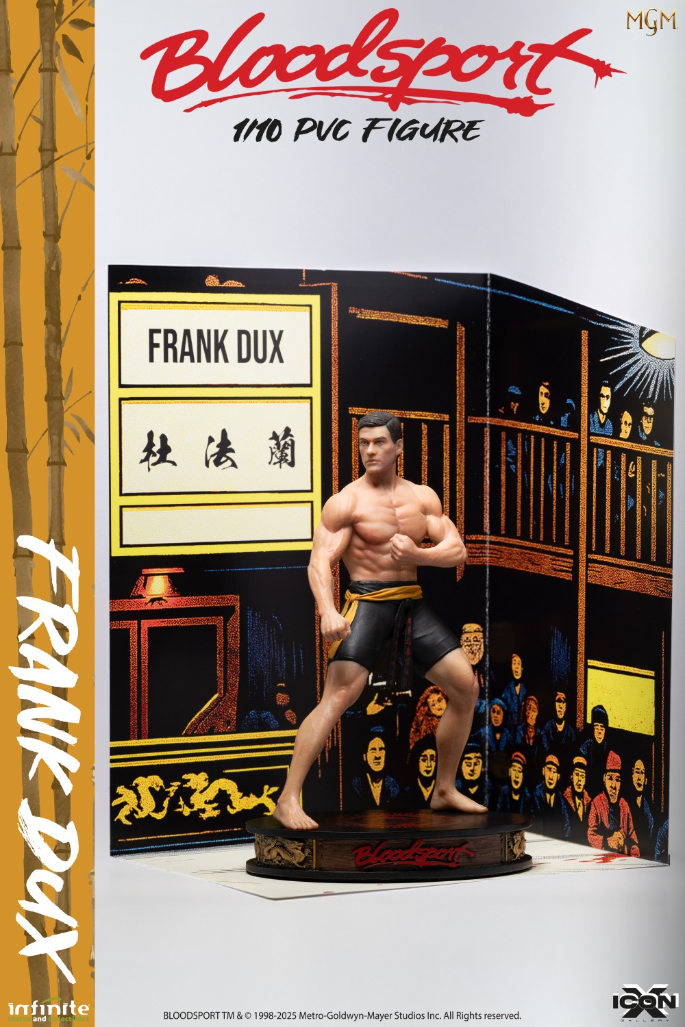 Infinite - Bloodsport (Frank Dux) Icon X Figure Pvc 20cm Film Van Damme (Preorder) Statuetta