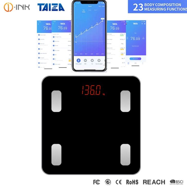 BILANCIA PESAPERSONE INTELLIGENTE BLUETOOTH DIGITALE ELETTRONICA 180KG CALORIE