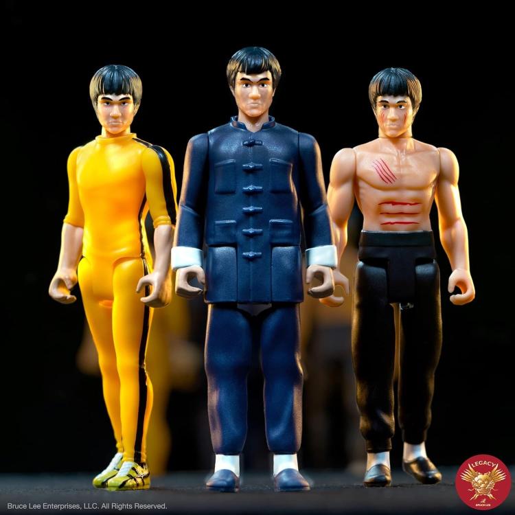 Reaction Super7 Bruce Lee "Challenger" Aspirante Action Figure Figura Collezione