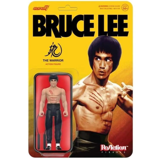 Reaction Super7 Bruce Lee The Warrior Guerriero Action Figure Figura Collezione