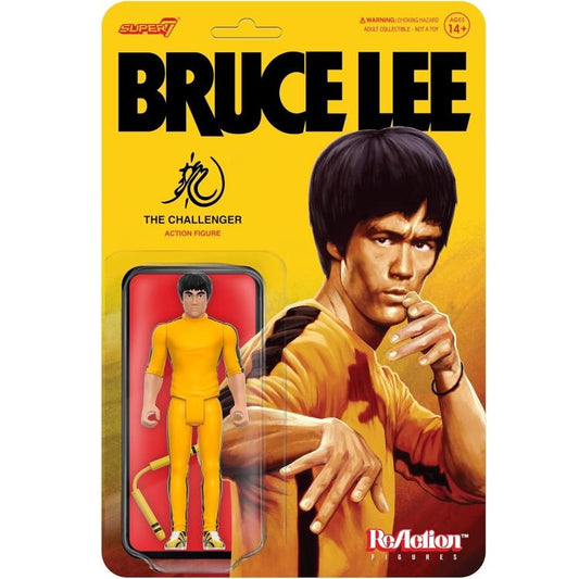 Reaction Super7 Bruce Lee "Challenger" Aspirante Action Figure Figura Collezione