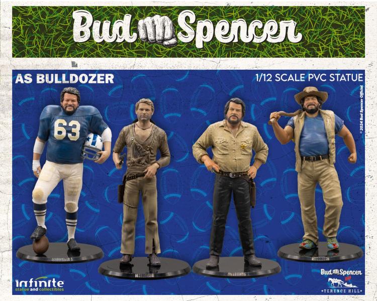 Infinite - Bud Spencer "As Bulldozer" 1/12 Statue Figure Statuetta Figura 16Cm