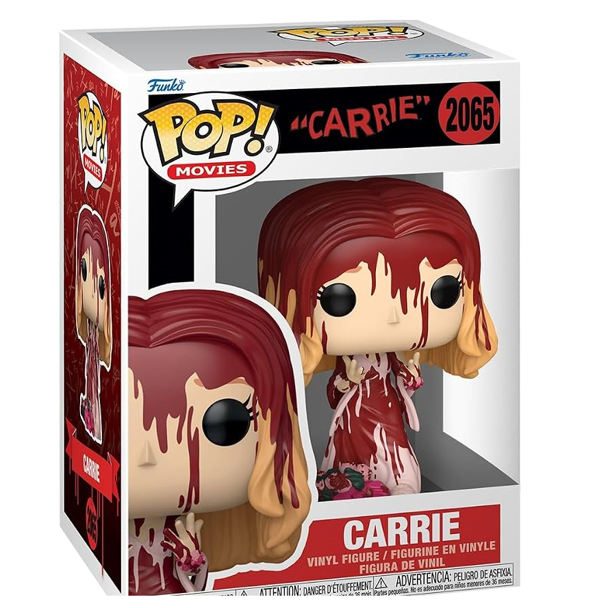 Funko Pop ! Movies Carrie - Carrie (2065) White Telekinesis Vinyl Figure Horror (Copia)