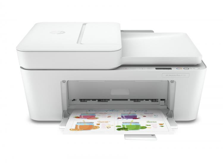 Hp Stampante Multifuzione 4 In 1 Deskjet A Colori Plus 4110 Bluetooth Wi-Fi Usb