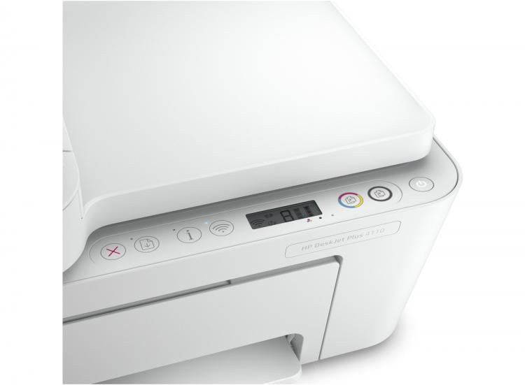 Hp Stampante Multifuzione 4 In 1 Deskjet A Colori Plus 4110 Bluetooth Wi-Fi Usb