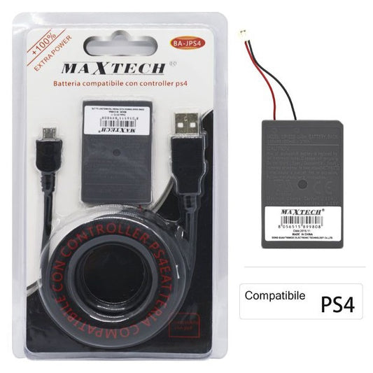 BATTERIA COMPATIBILE CONTROLLER PS4 DUALSHOCK V1+ CAVO DI RICARICA PLAYSTATION 4