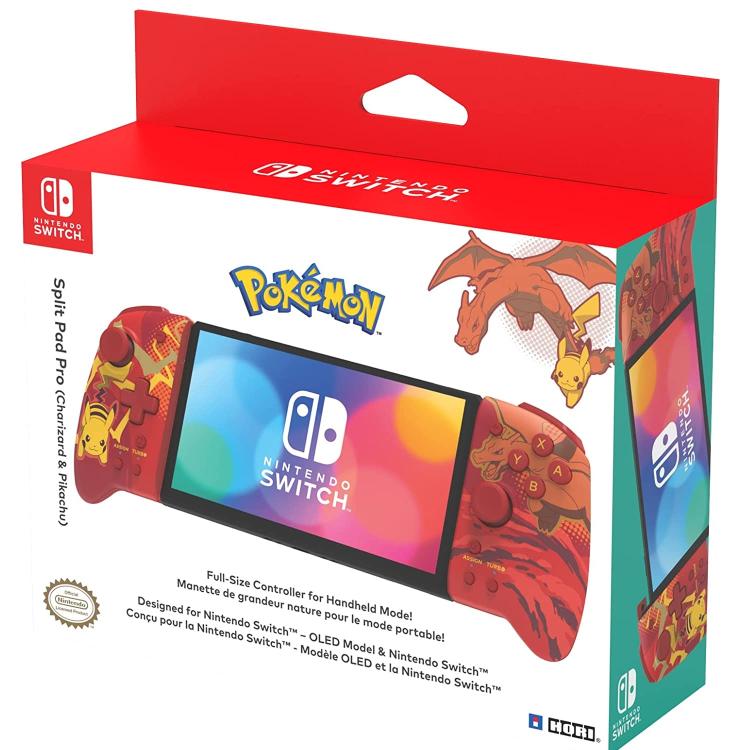 Hori Split Pad Pro Pokemon Charizard & Pikachu Controller Nintendo Switch/Oled