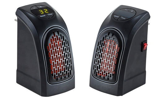 Stufa Elettrica 350W Portatile Stufetta Handy Heater Presa Elettrica Scaldino