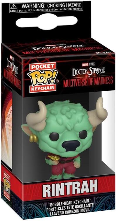 Funko Pop ! Keychain Pocket - Marvel Doctor Strange (Rintrah) Portachiavi 9Cm
