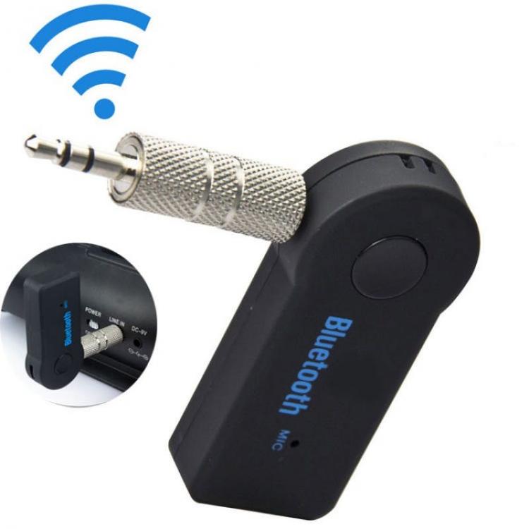 Ricevitore Adattatore Jack 3.5Mm Aux Bluetooth Cavo Vivavoce Auto Stereo Audio