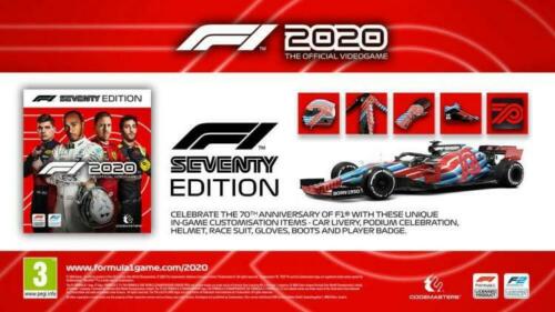 F1 2020 Seventy Edition Ps4 Italiano Gioco Play Station 4 Formula Uno 20 Nuovo