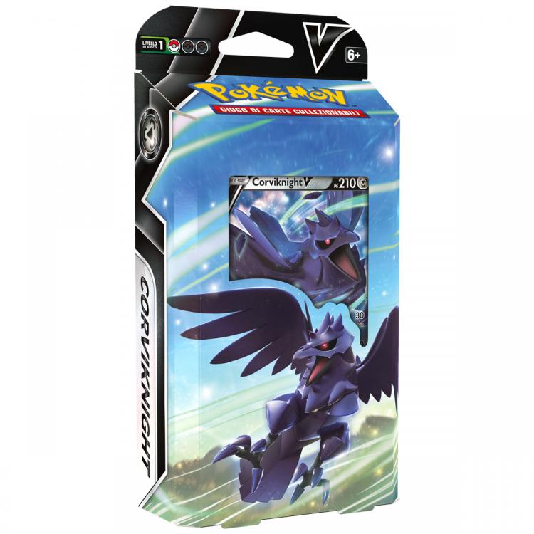 Pokemon Mazzo Lotta V Lycanroc-V + Mazzo Corvinight-V Carte Da Collezione Cards