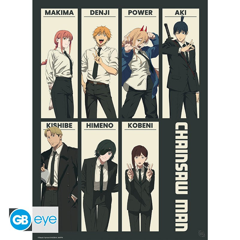 Abystyle (CHAINSAW MAN) Set 2 Chibi Poster: "Devil Hunters" (52x38) Gb Eye