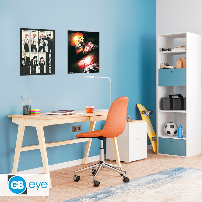 Abystyle (CHAINSAW MAN) Set 2 Chibi Poster: "Devil Hunters" (52x38) Gb Eye