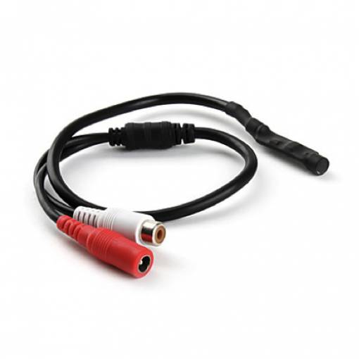 Kit 2 Mini Microfono Esterno Per Telecamera Dvr Videosorveglianza Monitor Audio