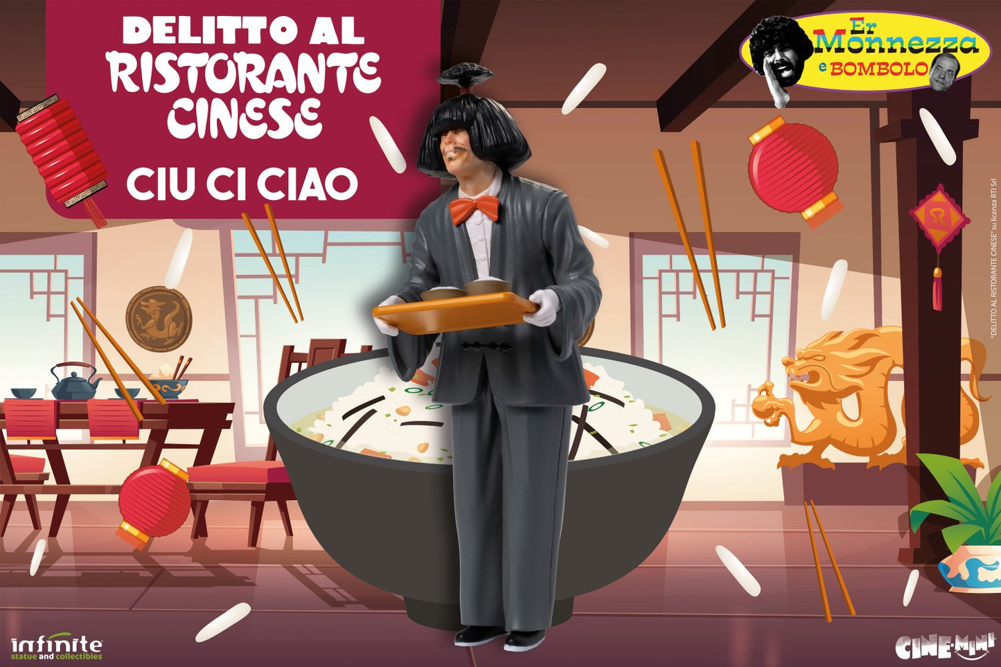 Infinite - Ciu ci ciao (delitto al ristorante cinese) Figure Cine-Mini 11cm PVC Film Er Monnezza