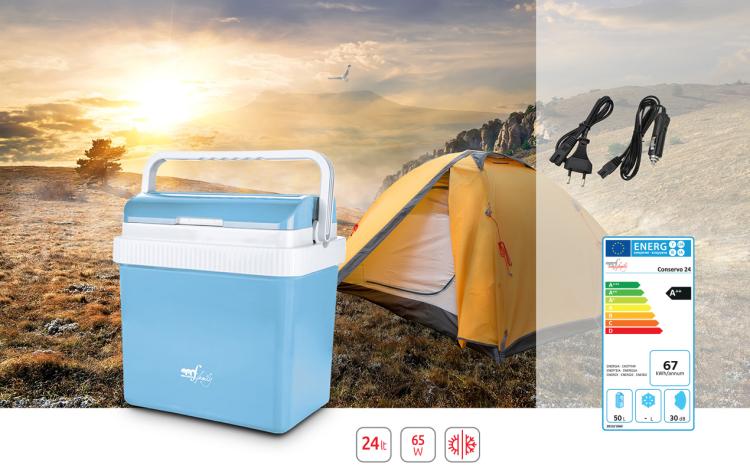 Melchioni Conservo24 Frigorifero Mini Frigo Elettrico Portatile 24L Auto Viaggio