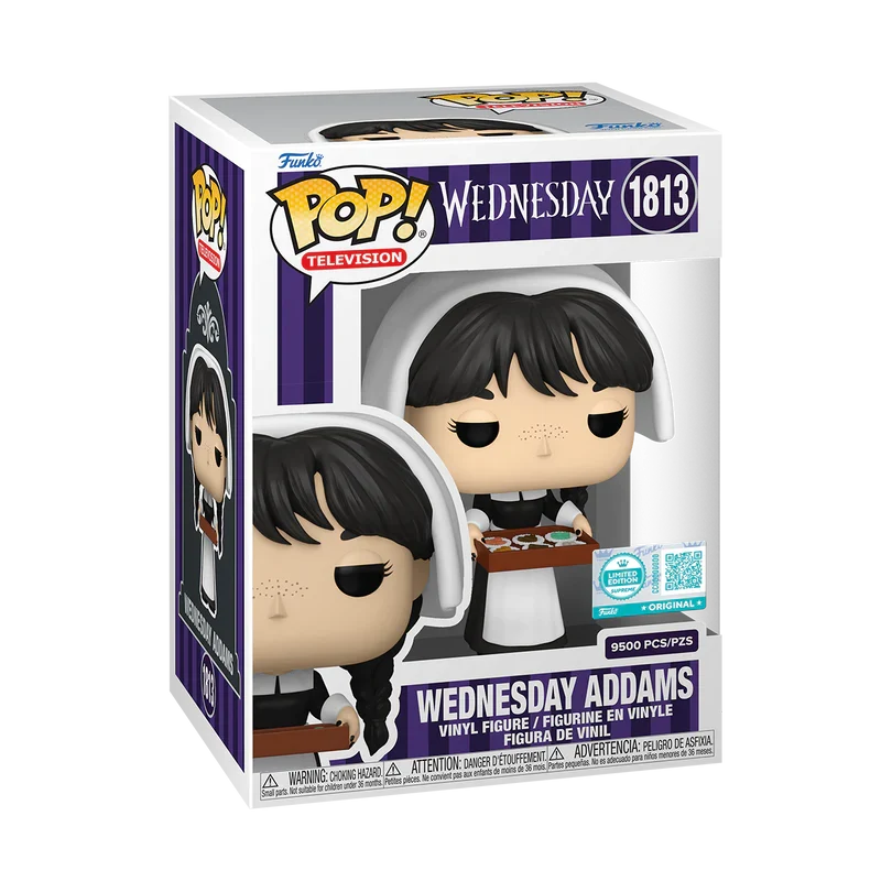 Funko Pop ! Television - Wednesday (1813) Wednesday Addams (Limited Edition) - Vinyl Figure 9cm