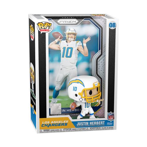 Funko Pop! Cover - Nfl (08) Justin Herbert Football Vinyl Football Usa Figure