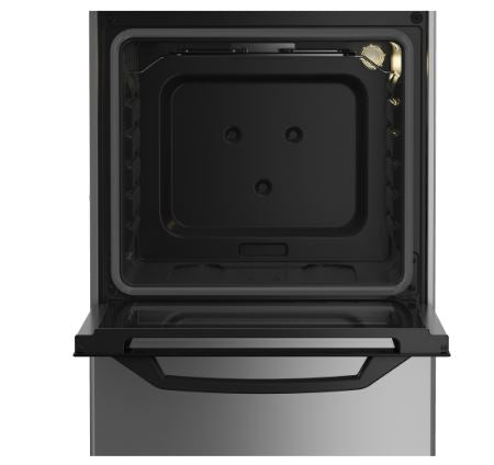 BEKO CUCINA A GAS 4 BRUCIATORI FORNO ELETTRICO 54LT 50x50 SILVER CSS42014FS