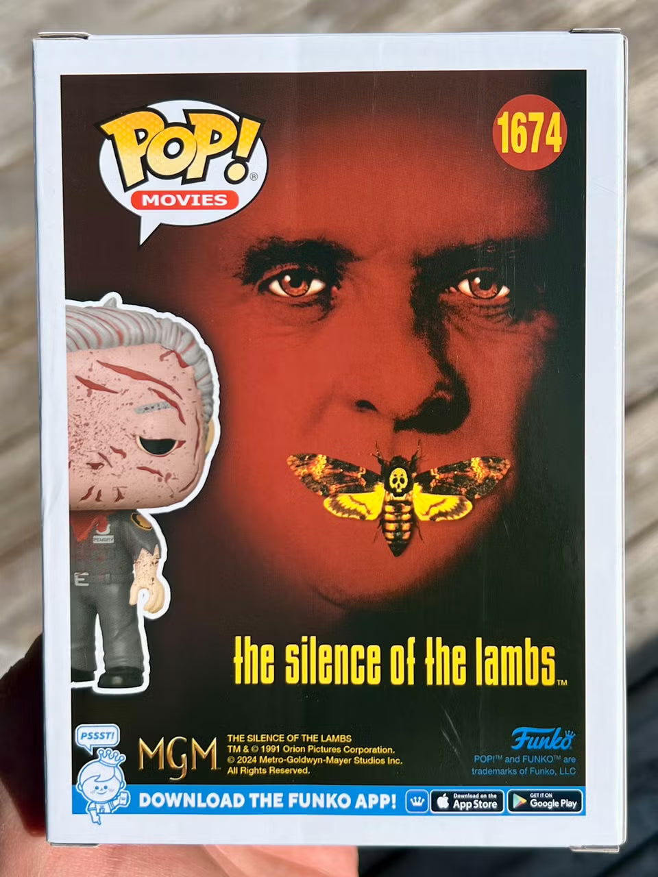 Funko Pop ! Movies Il Silenzio Degli Innocenti - (1674) Hannibal Lecter Bloody Exm