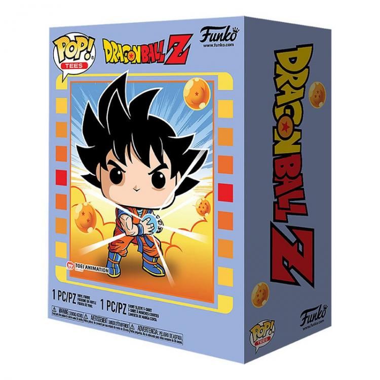 Set Funko Pop Dragon Ball Z Funko Goku Vinyl + T Shirt Tee Box Bundle Tg Large