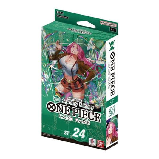 Bandai One Piece Card Games St-24 Starter Deck Jewelry Bonney Gioco Di Carte