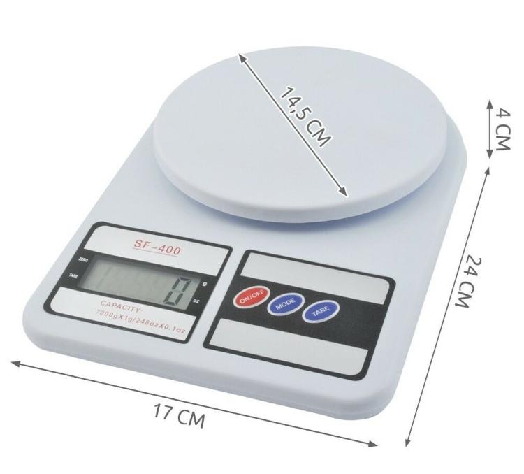 BILANCIA DIGITALE DA CUCINA ELETTRONICA DA 1GR/7KG LCD TASTO TARA CASA BILANCINO
