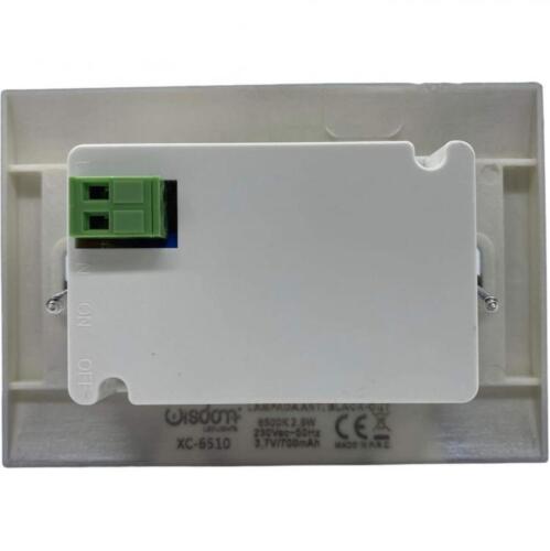 Wisdom Lampada Di Emergenza Luce Led Bianco 2,5W Da Incasso Scatola 503 | Bianco
