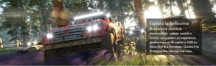 Forza Horizon 4 Xbox One / Series X Gioco Italiano Multilingue Videogioco Nuovo